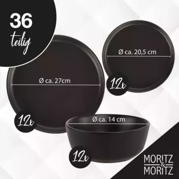 Набор посуды ILP, черный