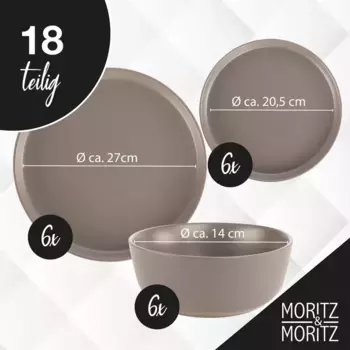 Набор посуды ILP, серый