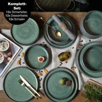 Набор посуды ILP, зеленый