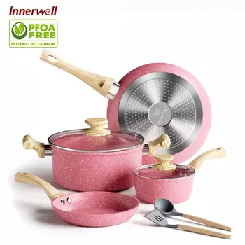 Набор посуды Innerwell, розовый