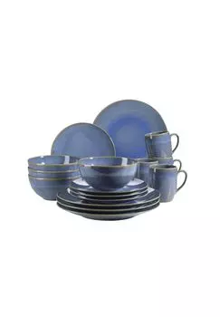 Набор посуды, керамика Оссия MaSer, hellblau
