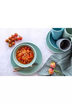 Набор посуды, керамогранит Элисса MaSer, trkis