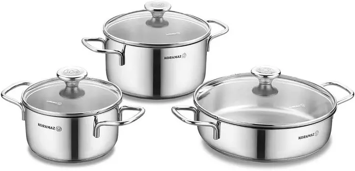 Набор посуды Korkmaz A1092 Alia, 6 предметов