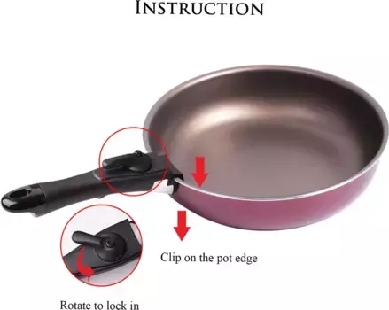 Набор посуды Lixada, черный