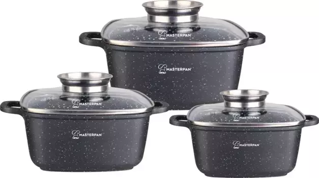 Набор посуды Masterpan, черный