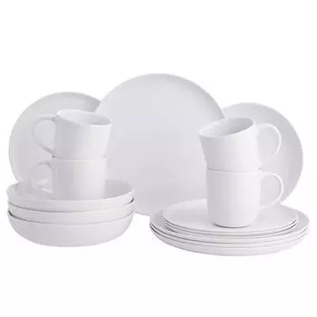 Набор посуды родной (16 предметов) Butlers, белый