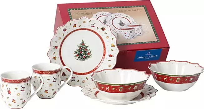 Набор посуды Villeroy & Boch, красный