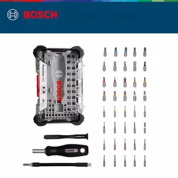 Набор прецизионных отверток Bosch Variety Magic Box, электрический винт, радужная бита, стартер с электрическими битами