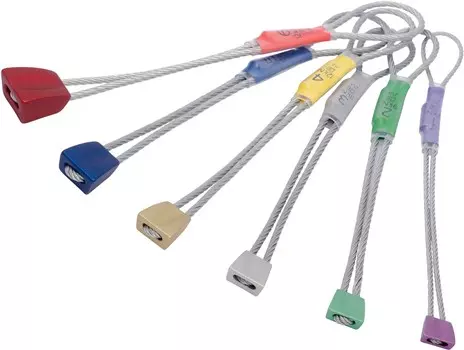 Набор пробок для орехов — размеры 1–6 DMM, мультиколор