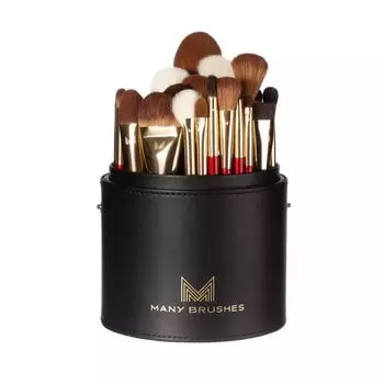 Набор профессиональных кистей для макияжа с органайзером, 27 шт. Many Brushes Premium