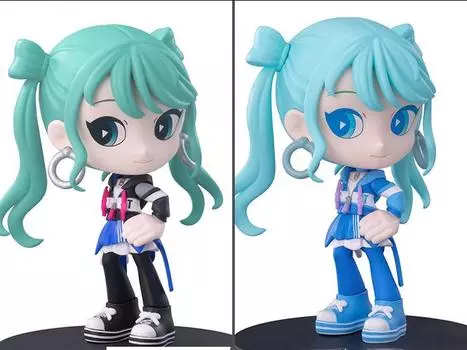 Набор Project Sekai: Colorful Stage! Tip 'n' Pop Street SEKAI Hatsune Miku Set of 2 Figures Sega