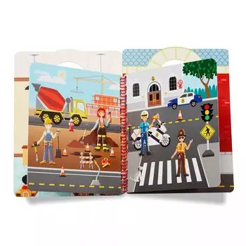 Набор пухлых наклеек «Крутая карьера и место для домашних питомцев» Melissa & Doug