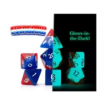 Набор Radiant Poly — Everglow (7), Miscellaneous Dice & Accessories (Gate Keeper Games)