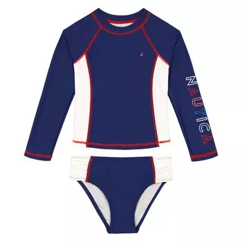 Набор рашгардов Billboard для девочек Nautica (7–16), цвет Aurora Blue Csi