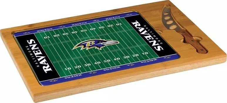 Набор разделочных досок со стеклянной столешницей Baltimore Ravens Picnic Time