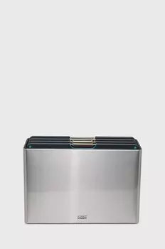 Набор разделочных досок в футляре Folio Steel (5 шт.) Joseph Joseph, серый