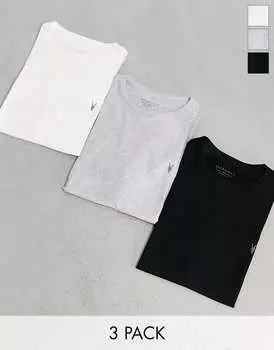 Набор разноцветных футболок AllSaints Tonic из трех штук