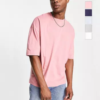 Набор разноцветных футболок оверсайз, 5 пар ASOS DESIGN