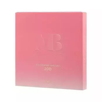 Набор ресниц для макияжа 20d, изгиб b - нежный изгиб, 1 комплект. Many Beauty Silk eyelashes individuals