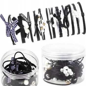 Набор резинок для волос-зажимов-декораций WZ2, 12 шт Inna Marka