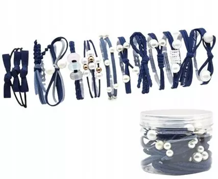 Набор резинок, резинок для волос, украшений, 12 шт Korbi