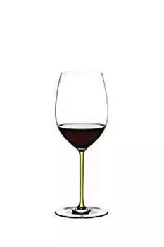 Набор Riedel 1 стакан FATTO A MANO CABERNET/MERLOT YELLOW 4900/0Y, 1 салфетка для полировки из микрофибры Riedel и 4 соломинки EKM Living из нержавеющей стали