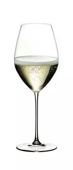 Набор Riedel Value: 2 бокала RIEDEL VERITAS CHAMPAGNE WINE 6449/28, 1 салфетка для полировки из микрофибры Riedel и 4 соломинки EKM Living из нержавеющей стали