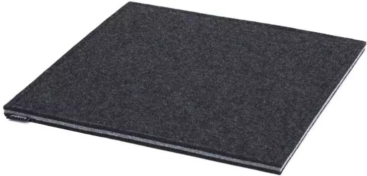 Набор Rob&Raf из 6 подушек для сидений из фетра и графита, квадратная подушка для сиденья шириной 40 см., серый