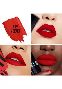 НАБОР ROUGE DIOR — ПОМАДА, БАЛЬЗАМ ДЛЯ ГУБ И СУМОЧКА COUTURE DIOR, красный