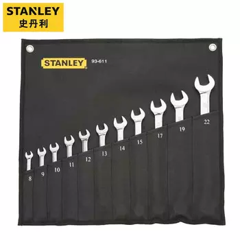 Набор рожковых ключей STANLEY, 11 предметов, метрические, Torx 8–22 мм 93-611-22