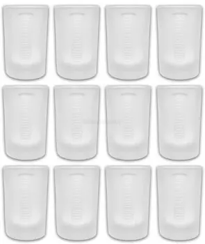 Набор рюмок Jgermeister - 12 рюмок молочное стекло белое Mixcompany