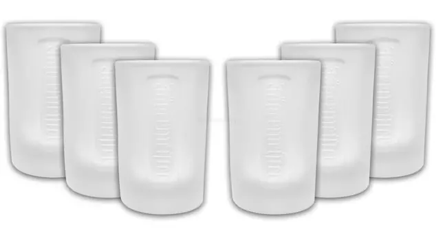 Набор рюмок Jgermeister - 6x рюмок молочное стекло белое Mixcompany