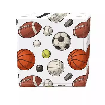Набор салфеток, 100 % полиэстер, набор из 4 шт., 18x18 дюймов, легкая атлетика