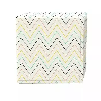 Набор салфеток, 100 % полиэстер, набор из 4 шт., 18x18 дюймов, Chevron Wave