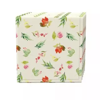 Набор салфеток, 100 % полиэстер, набор из 4 шт., 18x18 дюймов, окрашенные лепестки