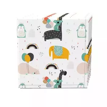 Набор салфеток, 100 % полиэстер, набор из 4 шт., 18x18 дюймов, Party Animals