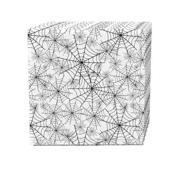 Набор салфеток, 100 % полиэстер, набор из 4 шт., 18x18 дюймов, Spooky Spider Webs