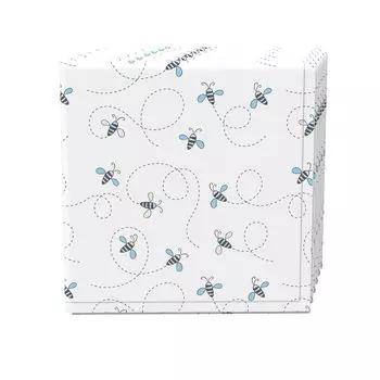 Набор салфеток, 100 % полиэстер, набор из 4 шт., 18x18 дюймов Buzzing Bees