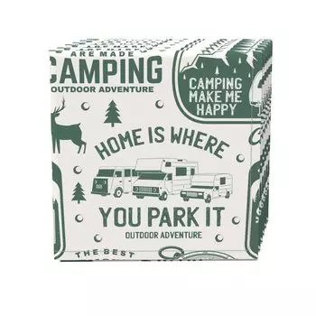 Набор салфеток, 100 % полиэстер, набор из 4 шт., 18x18 дюймов, RV Camping Life