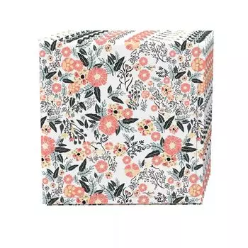 Набор салфеток из 4 шт., 100% хлопок, 20х20 дюймов, «Ботанический цветок».