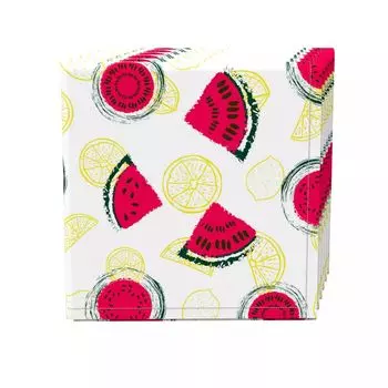 Набор салфеток из 4 шт., 100 % хлопок, 20x20 дюймов, Citrus Summertime