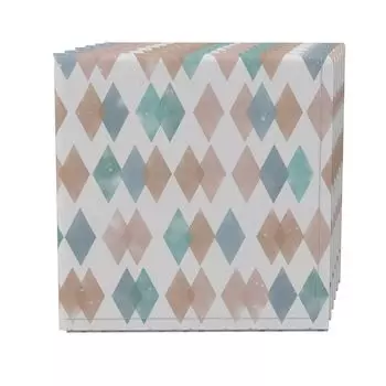 Набор салфеток из 4 шт., 100 % хлопок, 20x20 дюймов, дизайн Faded Diamond