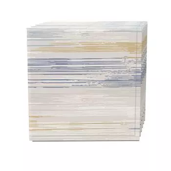 Набор салфеток из 4 шт., 100 % хлопок, 20x20 дюймов, естественный мазок кисти.