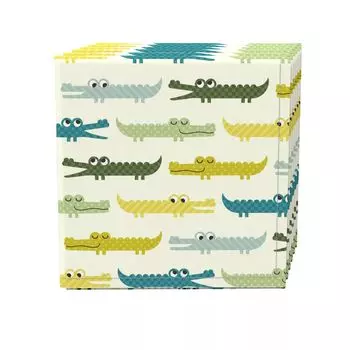 Набор салфеток из 4 шт., 100 % хлопок, 20x20 дюймов, Funny Gators
