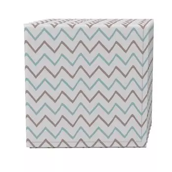 Набор салфеток из 4 шт., 100 % хлопок, 20x20 дюймов, нарисованный вручную шеврон