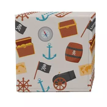 Набор салфеток из 4 шт., 100% хлопок, 20x20 дюймов, Pirates Treasure