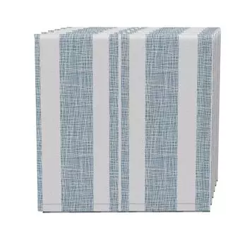 Набор салфеток из 4 шт., 100 % хлопок, 20x20 дюймов, полоса для деревенского дома