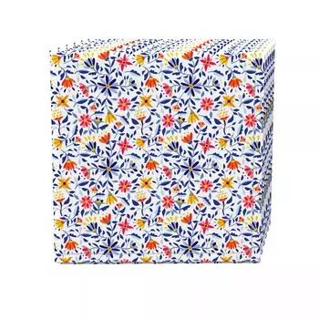 Набор салфеток из 4 шт., 100 % хлопок, 20x20 дюймов, Retro Garden