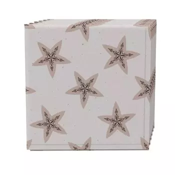 Набор салфеток из 4 шт., 100 % хлопок, 20x20 дюймов, Rustic Stars