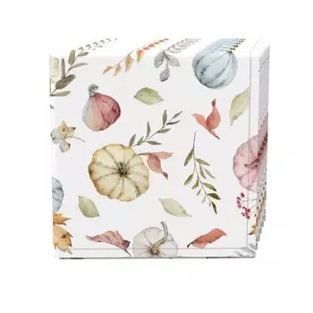 Набор салфеток из 4 шт., 100 % хлопок, 20x20 дюймов, тыквенная листва